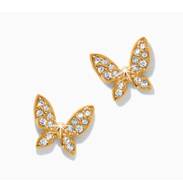 Brighton Enchanting Butterfly Gold Post Earrings