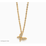 Brighton Enchanting Butterfly Gold Necklace