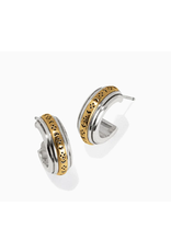 Brighton Mosaic Two Tone Mini Hoop Earrings