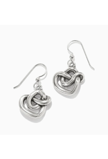 Brighton Interlok Curve Heart French Wire Earrings