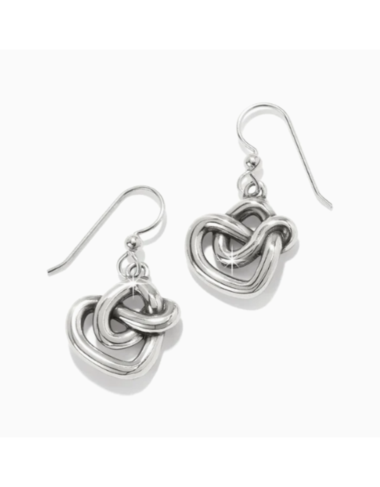 Brighton Interlok Curve Heart French Wire Earrings