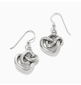Brighton Interlok Curve Heart French Wire Earrings