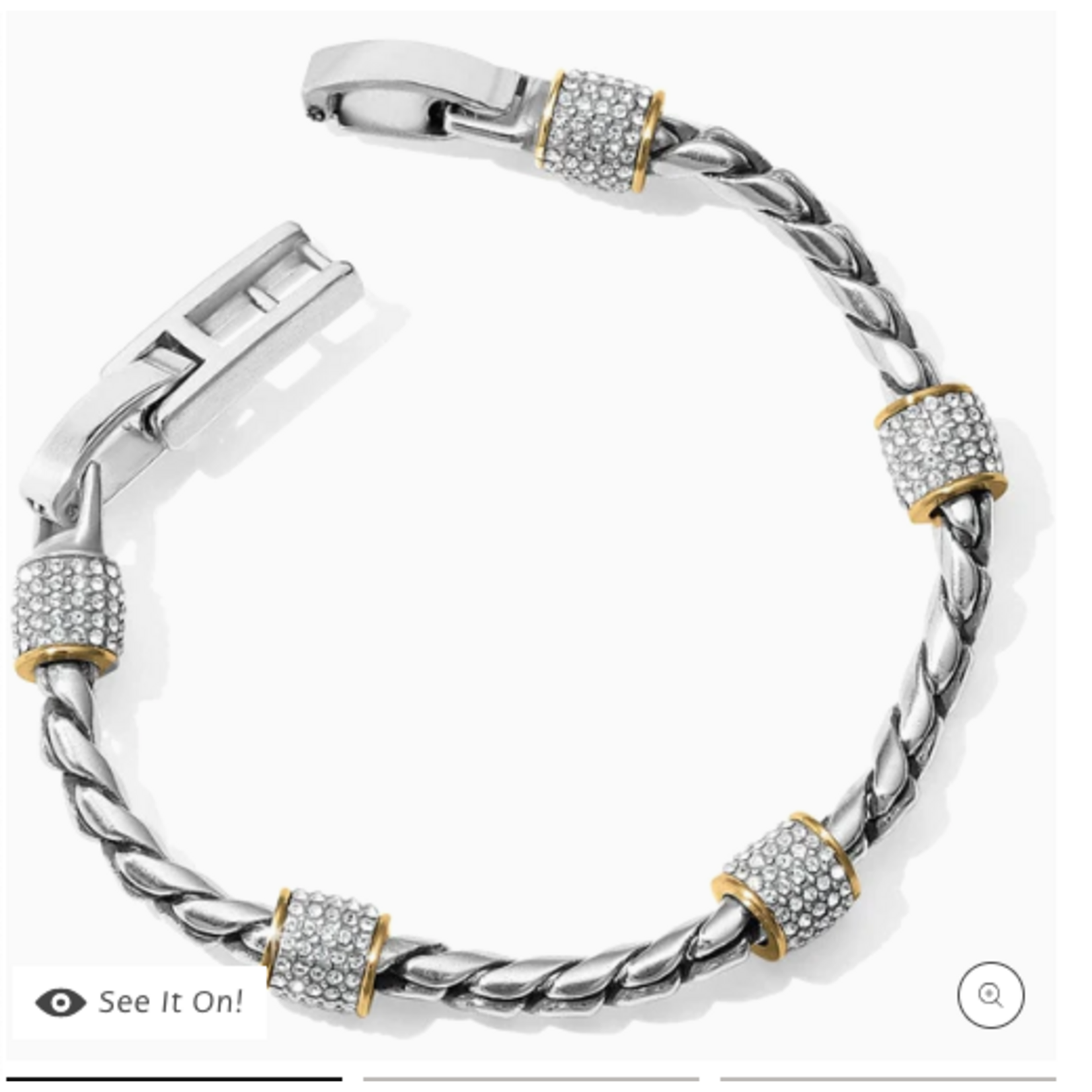 Brighton Meridian Bracelet, silver/gold
