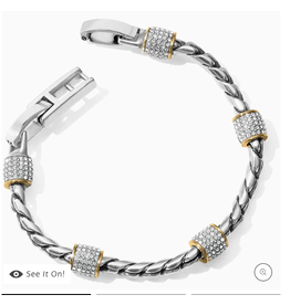 Brighton Meridian Bracelet, silver/gold