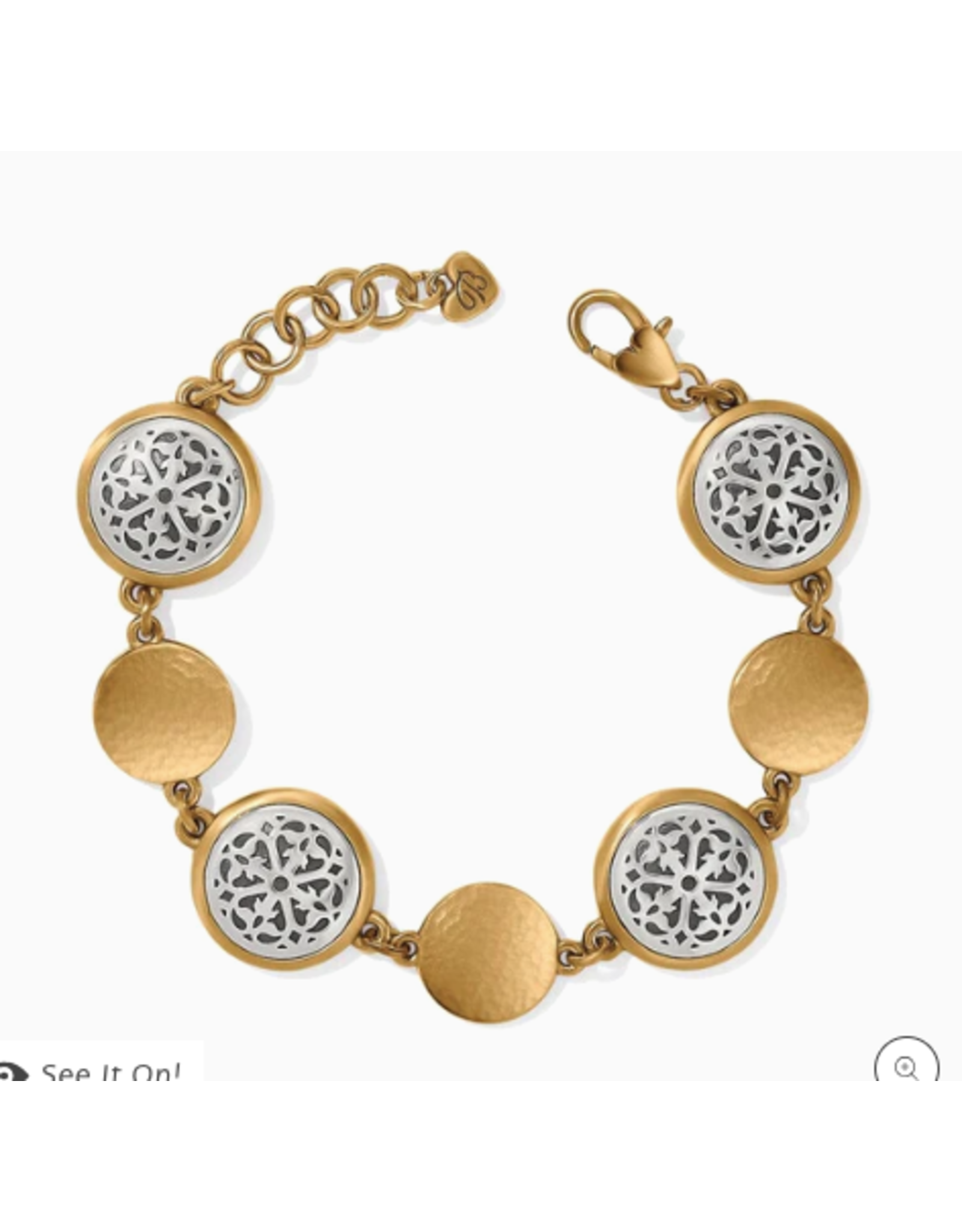 Brighton Ferrara Two Tone Luce Link Bracelet