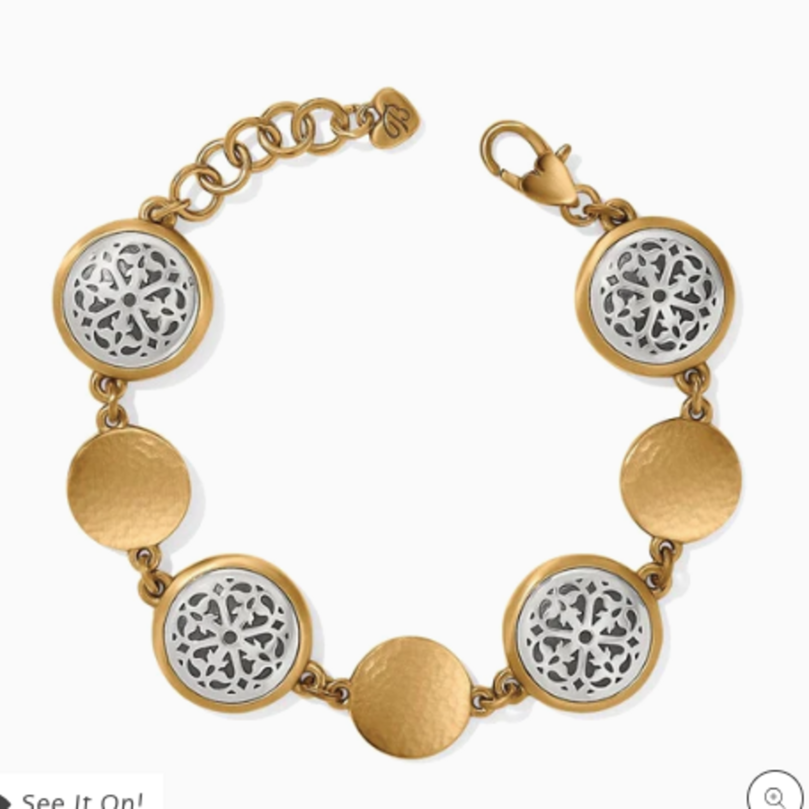 Brighton Brighton Ferrara Two Tone Luce Link Bracelet