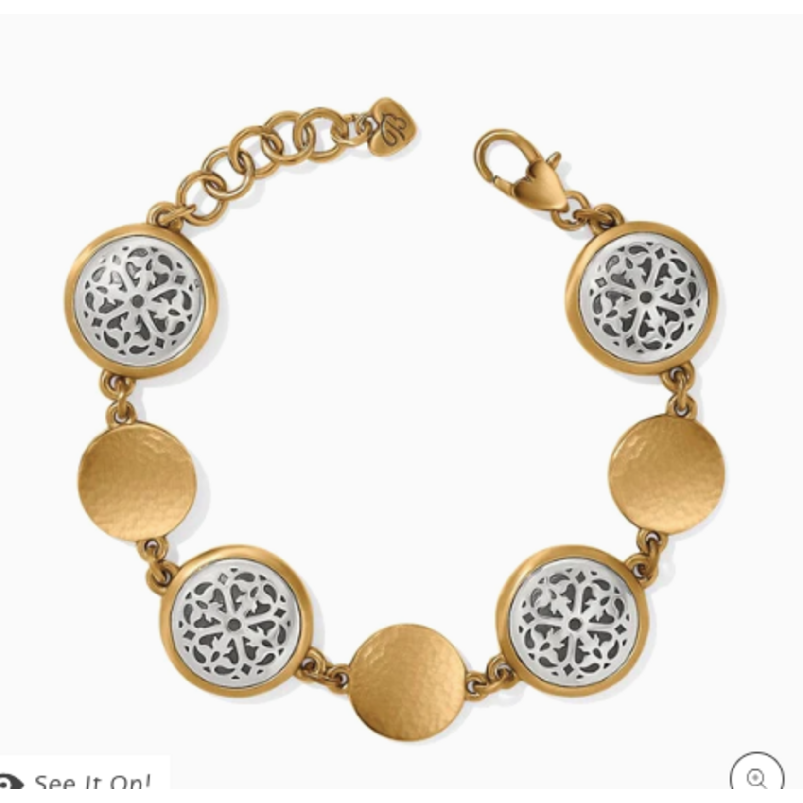 Brighton Ferrara Two Tone Luce Link Bracelet