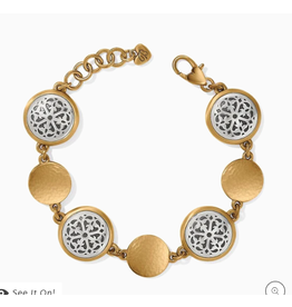 Brighton Ferrara Two Tone Luce Link Bracelet