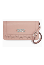 Brighton Interlok Rockmore Wallet, Pink Sand