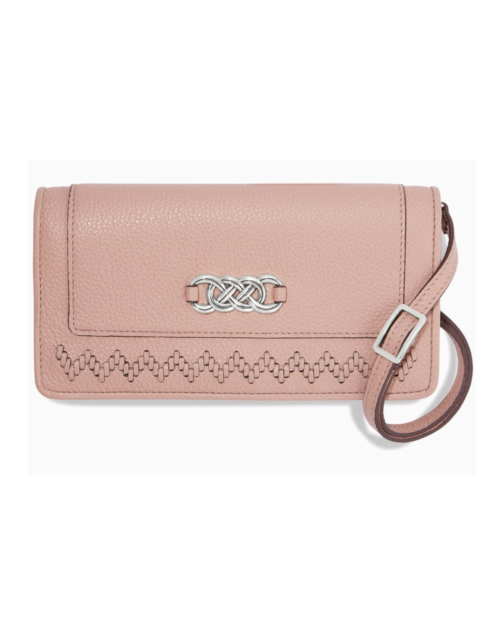 Brighton Interlok Rockmore Wallet, Pink Sand