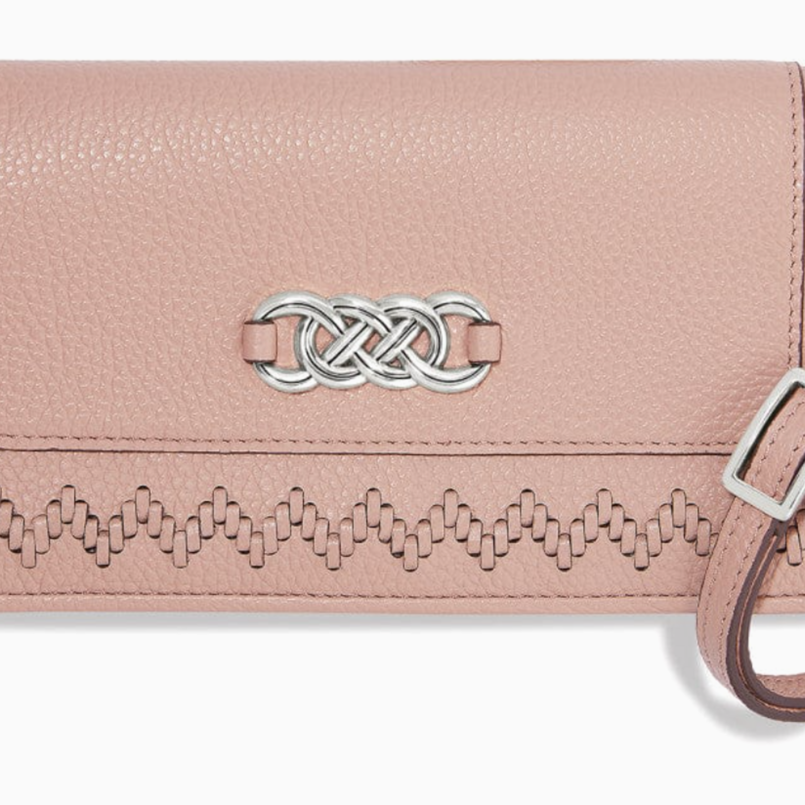Brighton Interlok Rockmore Wallet, Pink Sand