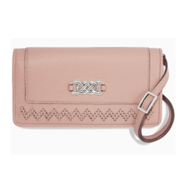 Brighton Interlok Rockmore Wallet, Pink Sand
