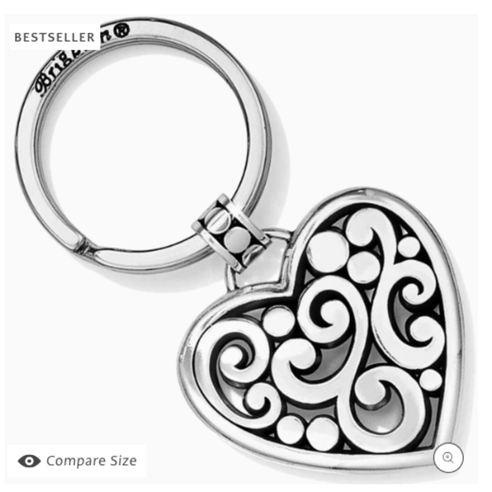 Brighton Brighton Contempo Heart Key Fob