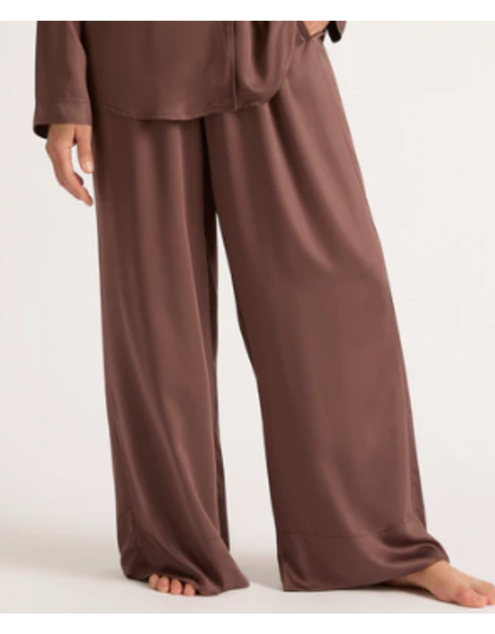 Boody Boody Vegan Silk Wide Leg Sleep Pant,