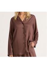 Boody Boody Vegan Silk Long Sleeve Sleep Shirt,