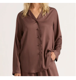Boody Boody Vegan Silk Long Sleeve Sleep Shirt,