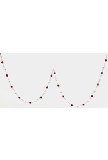 Pompom Garland, Red & White