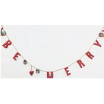 Be Merry Felt Garland