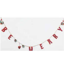 Be Merry Felt Garland