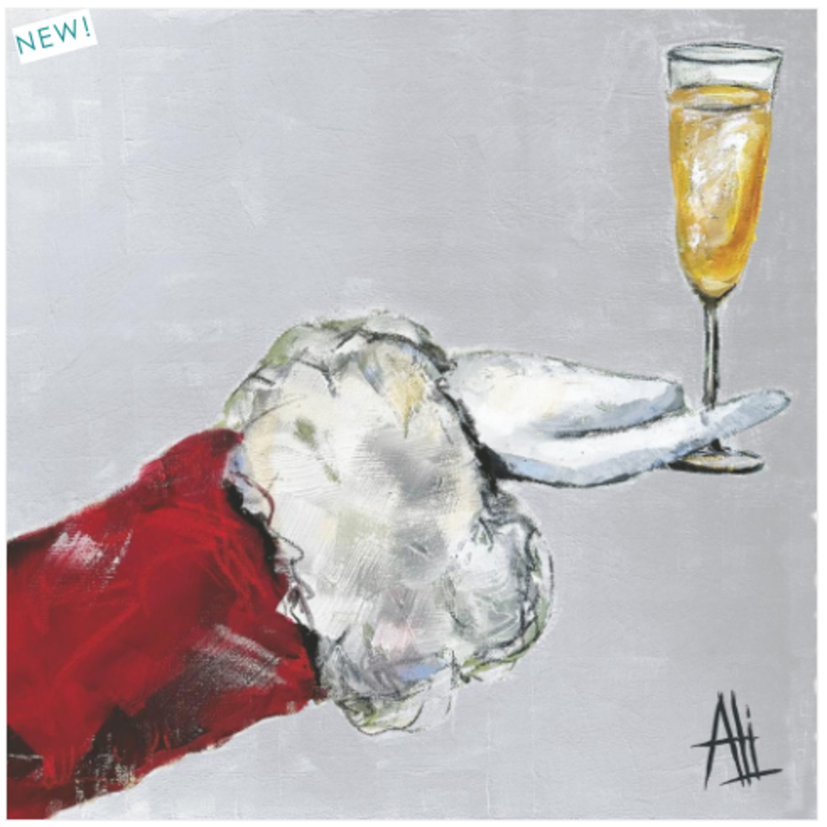 Beverage Napkins, Cheers to Santa
