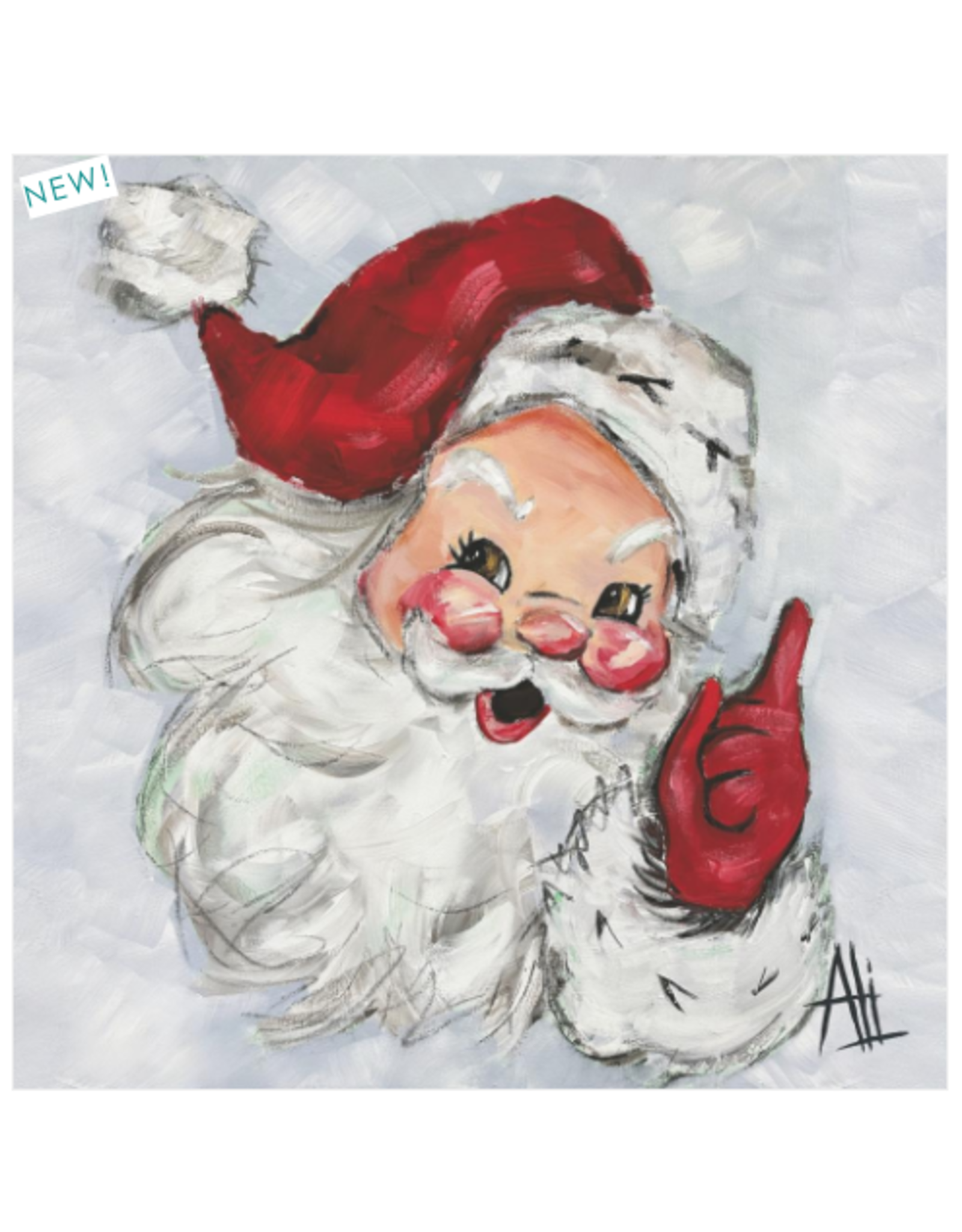 Jolly St. Nick Beverage Napkins