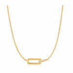 Ania Haie Ania Haie Glam Rock Glam Interlock Necklace, gold