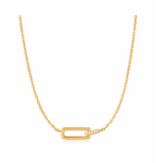 Ania Haie Glam Rock Glam Interlock Necklace, gold