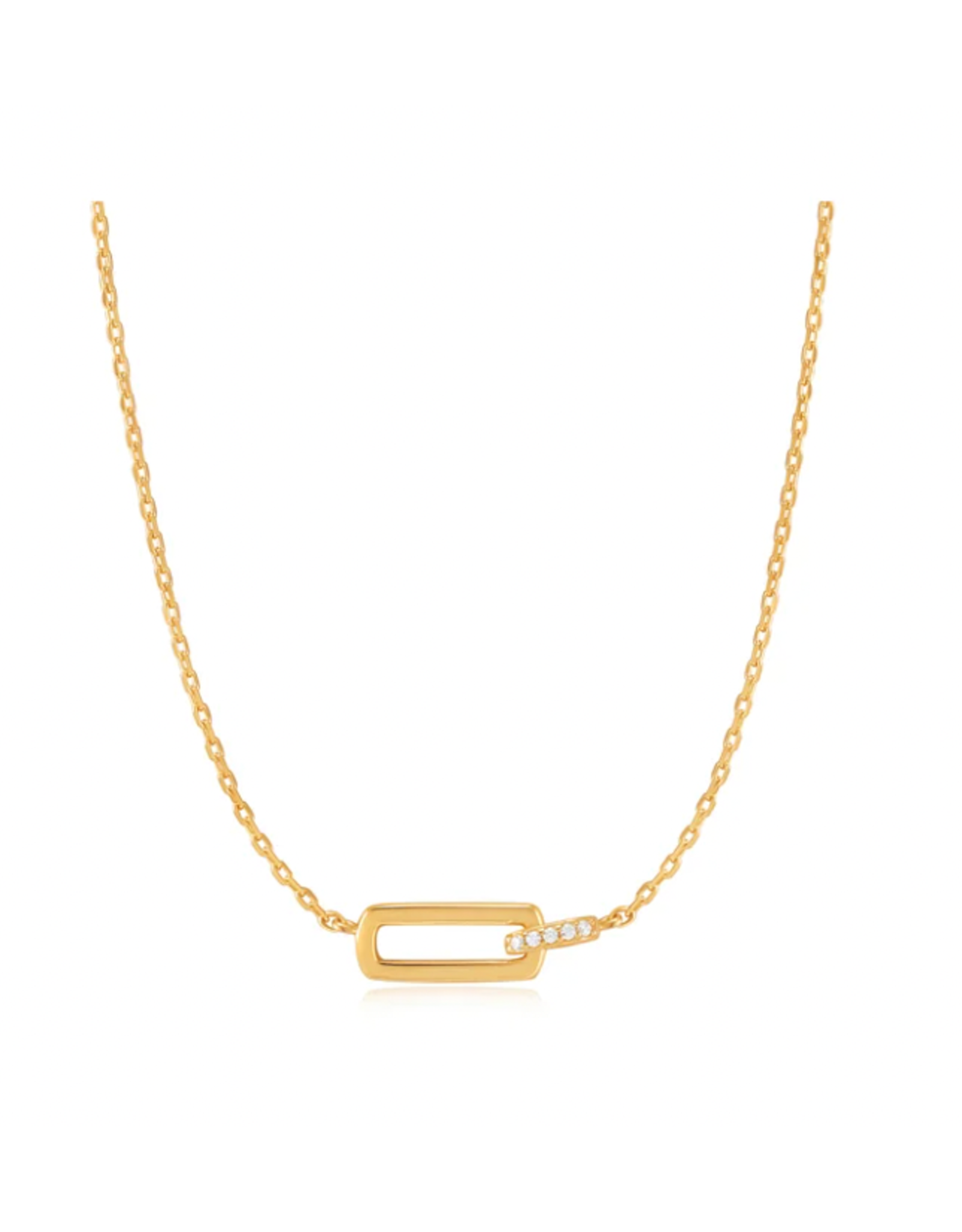 Ania Haie Ania Haie Glam Rock Glam Interlock Necklace, gold