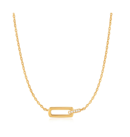 Ania Haie Ania Haie Glam Rock Glam Interlock Necklace, gold