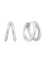 Ania Haie Ania Haie Sunshine Chaser Double Huggies, silver