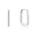 Ania Haie Ania Haie Sunshine Chaser Large Oval Huggies, silver