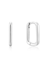 Ania Haie Ania Haie Sunshine Chaser Large Oval Huggies, silver