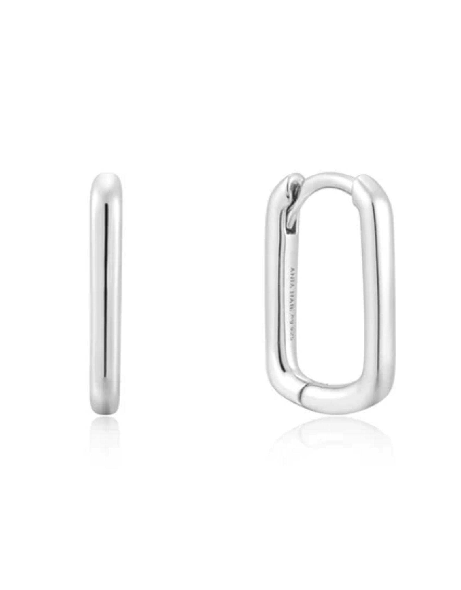 Ania Haie Ania Haie Sunshine Chaser Large Oval Huggies, silver