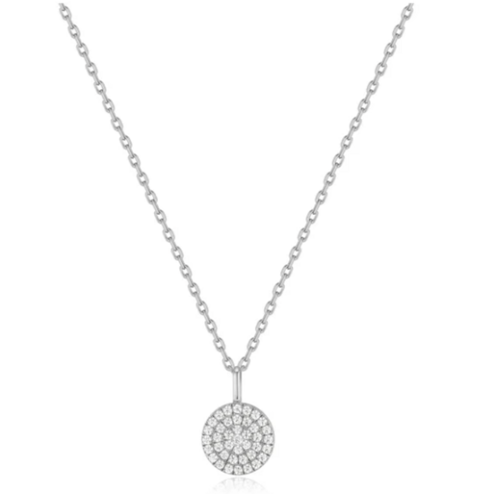 Ania Haie Ania Haie Glam Rock Glam Disc Pendant Necklace, silver