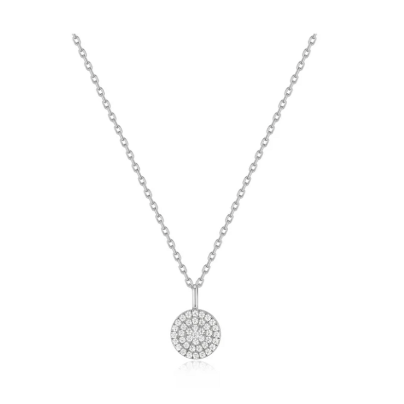 Ania Haie Ania Haie Glam Rock Glam Disc Pendant Necklace, silver