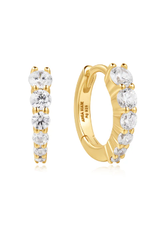 Ania Haie Ania Haie Dusk Divas Gradient Pave Huggies, gold