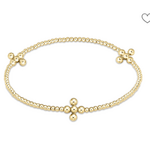 enewton EN: Signature Cross Pattern Classic Beaded Cross Bracelet