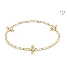 enewton EN: Signature Cross Pattern Classic Beaded Cross Bracelet