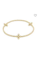 enewton EN: Signature Cross Pattern Classic Beaded Cross Bracelet