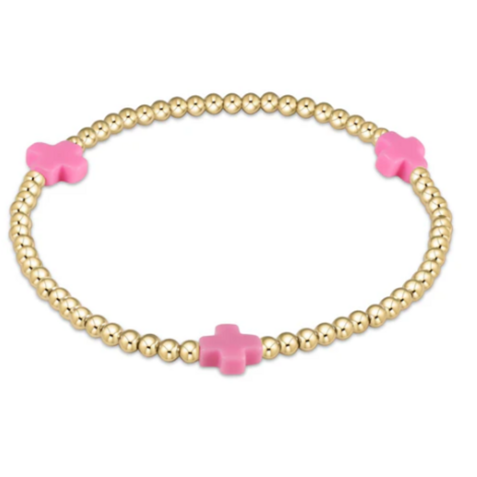 enewton  Signature Cross Pattern Bead Bracelet