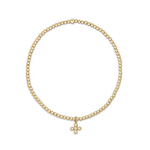 enewton EN: Classic Beaded Signature Cross Charm Bead Bracelet