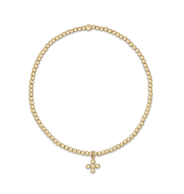 enewton EN: Classic Beaded Signature Cross Charm Bead Bracelet