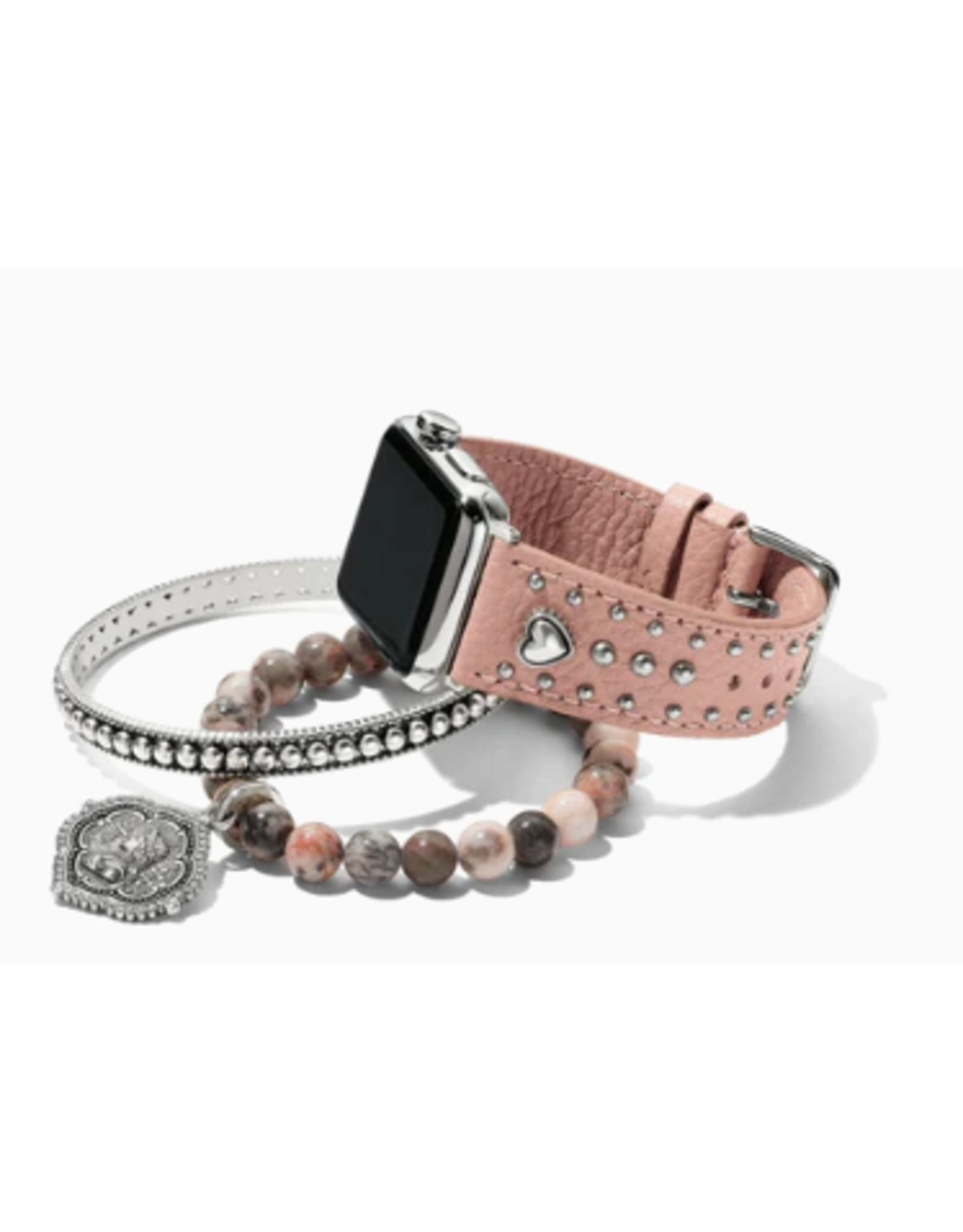 Brighton Pretty Tough Heart Watch Band, pink sand