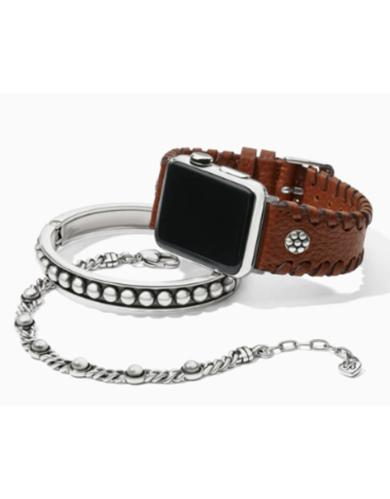 Brighton Harlow Laced Watch Band, bourbon