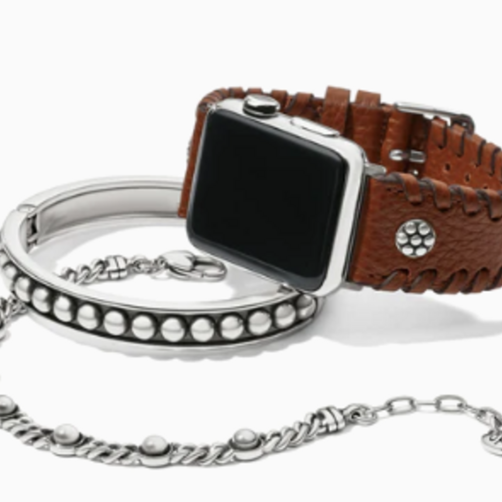 Brighton Brighton Harlow Laced Watch Band, bourbon