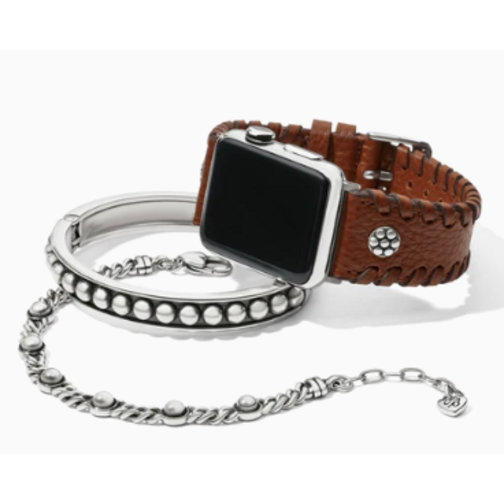 Brighton Brighton Harlow Laced Watch Band, bourbon