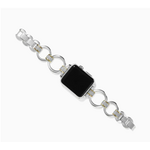 Brighton Meridian Tempo Watch Band, silver/gold
