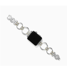 Brighton Meridian Tempo Watch Band, silver/gold