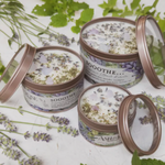 Soothe Lavender Mint Botanical Tin Candle, 8 oz
