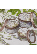 Ash & Rose Soothe Lavender Mint Botanical Tin Candle, 8 oz